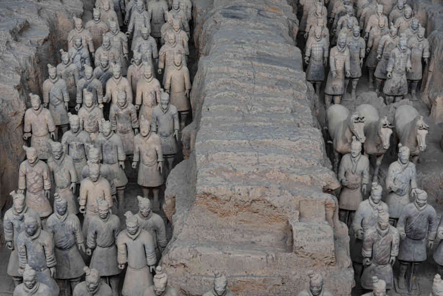 China - Xi'an 008 - mausoleo de Qin Shi Huang - Guerreros de Terracota